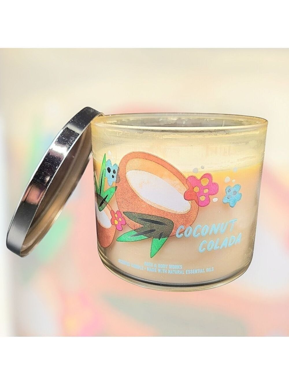 COCONUT COLADA 3-WICK TROPICAL SCENTED CANDLE BY BATH & BODY WORKS